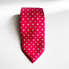 E Marinella Red Silk Blue