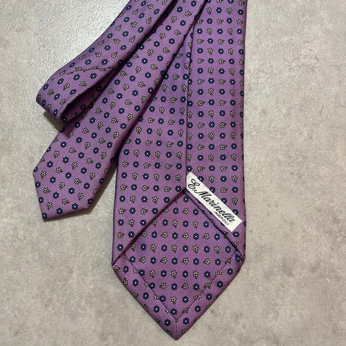 Marinella purple floral tie - floral,