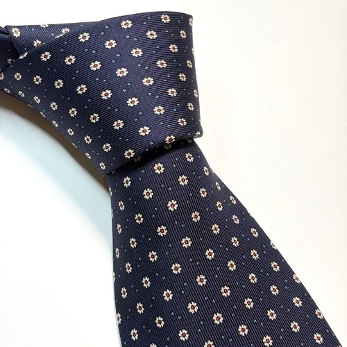 Marinella tie silk floral - silk,