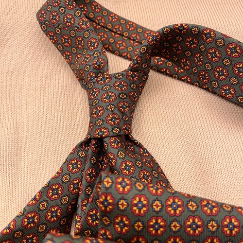 Marinella napoli silk tie - e.,