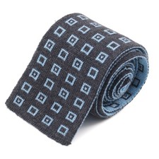 E.Marinella Charcoal-Sky Blue