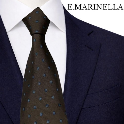Marinella brown pattern - e.marinella,