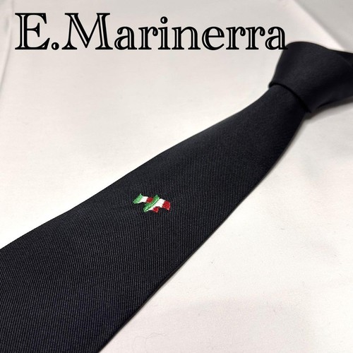Marinella black italian flag - e.marinella,