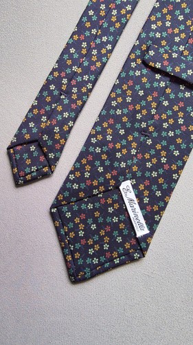 New silk tie - silk, marinella