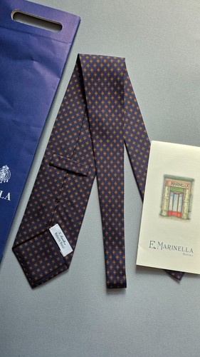 New silk tie marinella - new,